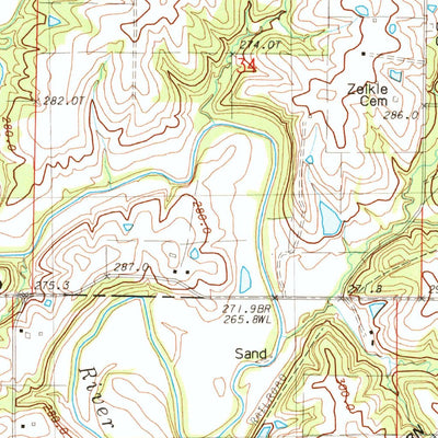 United States Geological Survey Elmira, MO (1984, 24000-Scale) digital map