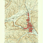 United States Geological Survey Elmira, NY-PA (1953, 62500-Scale) digital map