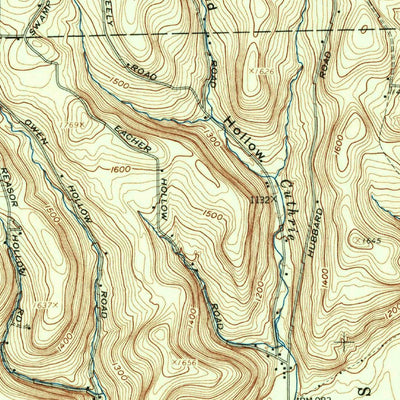United States Geological Survey Elmira, NY-PA (1953, 62500-Scale) digital map