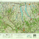 United States Geological Survey Elmira, NY-PA (1965, 250000-Scale) digital map