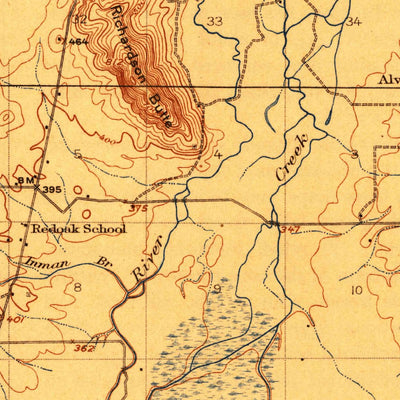 United States Geological Survey Elmira, OR (1922, 62500-Scale) digital map