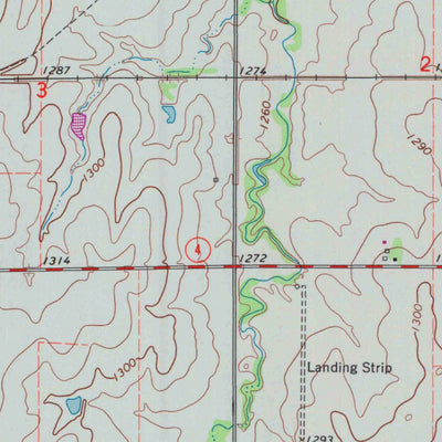 United States Geological Survey Elmo, KS (1964, 24000-Scale) digital map