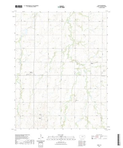 United States Geological Survey Elmo, KS (2022, 24000-Scale) digital map