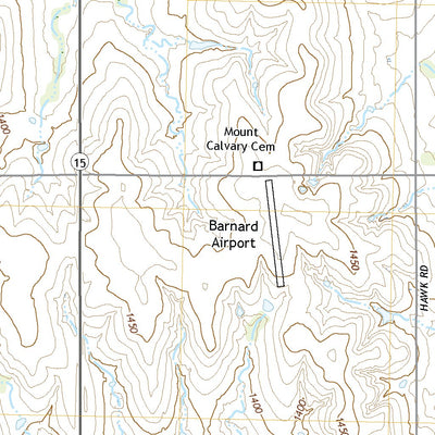 United States Geological Survey Elmo, KS (2022, 24000-Scale) digital map