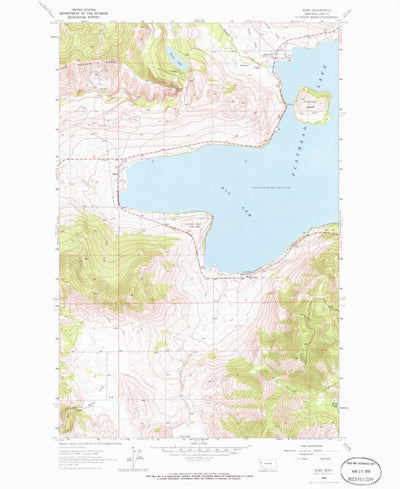 United States Geological Survey Elmo, MT (1964, 24000-Scale) digital map