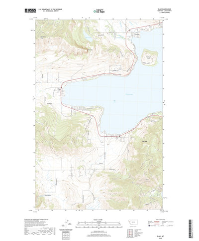 United States Geological Survey Elmo, MT (2020, 24000-Scale) digital map