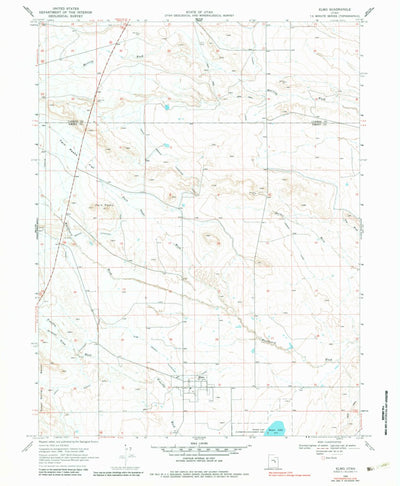 United States Geological Survey Elmo, UT (1969, 24000-Scale) digital map