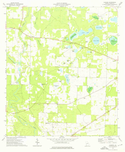 United States Geological Survey Elmodel, GA (1974, 24000-Scale) digital map