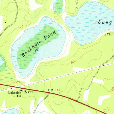 United States Geological Survey Elmodel, GA (1974, 24000-Scale) digital map