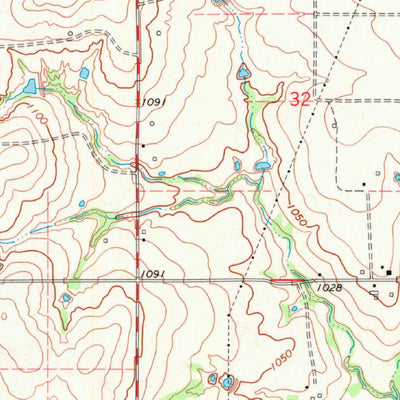United States Geological Survey Elmore City North, OK (1969, 24000-Scale) digital map