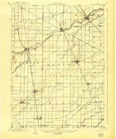 United States Geological Survey Elmore, OH (1903, 62500-Scale) digital map