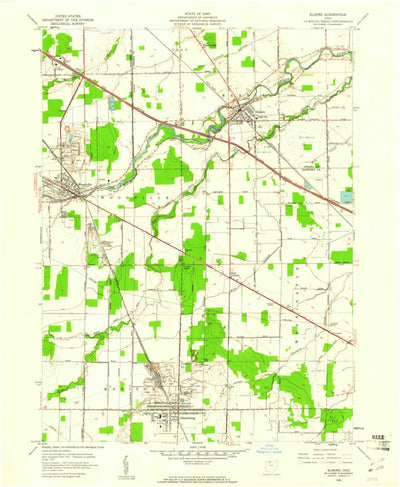United States Geological Survey Elmore, OH (1959, 24000-Scale) digital map