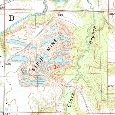 United States Geological Survey Elmwood, IL (1982, 24000-Scale) digital map