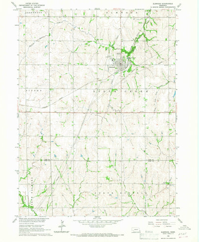 United States Geological Survey Elmwood, NE (1966, 24000-Scale) digital map