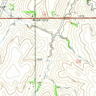 United States Geological Survey Elmwood, NE (1966, 24000-Scale) digital map
