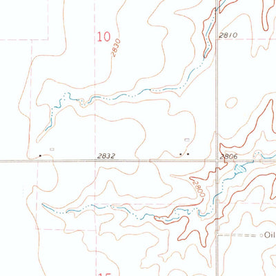 United States Geological Survey Elmwood, OK (1973, 24000-Scale) digital map