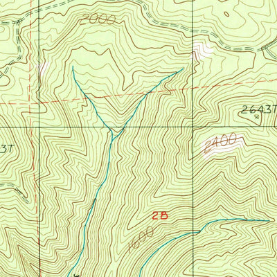 United States Geological Survey Elochoman Lake, WA (1986, 24000-Scale) digital map