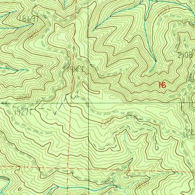 United States Geological Survey Elochoman Pass, WA (1986, 24000-Scale) digital map