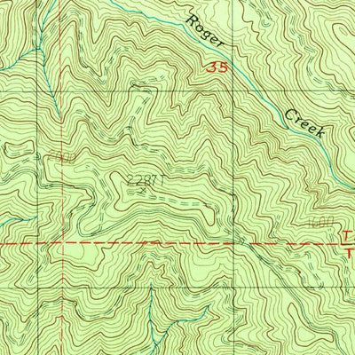 United States Geological Survey Elochoman Pass, WA (1986, 24000-Scale) digital map