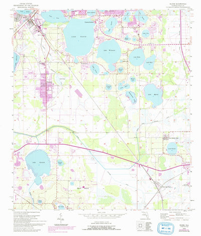 United States Geological Survey Eloise, FL (1955, 24000-Scale) digital map