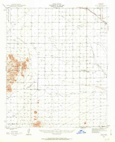 United States Geological Survey Eloy, AZ (1947, 62500-Scale) digital map
