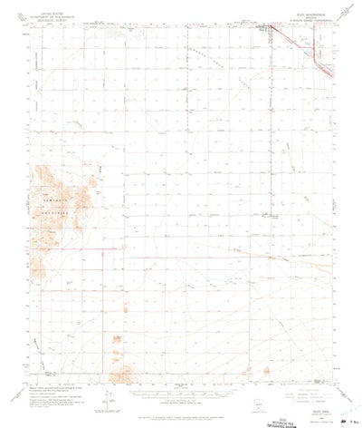 United States Geological Survey Eloy, AZ (1963, 62500-Scale) digital map