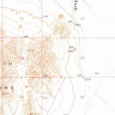 United States Geological Survey Eloy, AZ (1963, 62500-Scale) digital map