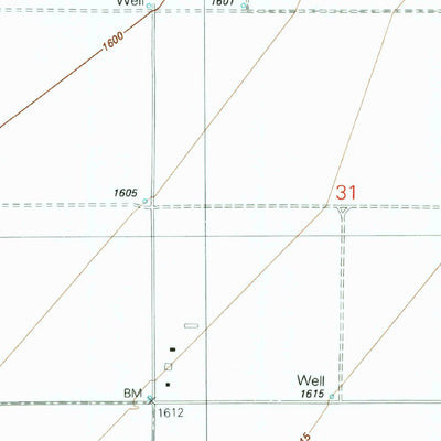 United States Geological Survey Eloy South, AZ (1981, 24000-Scale) digital map