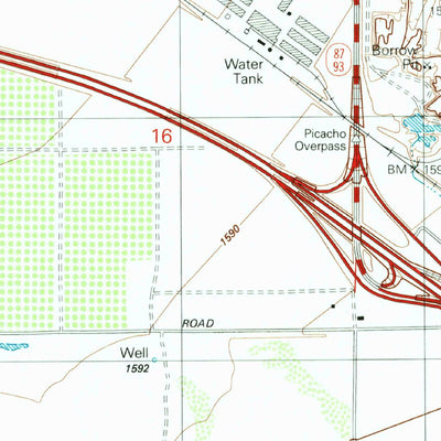 United States Geological Survey Eloy South, AZ (1981, 24000-Scale) digital map