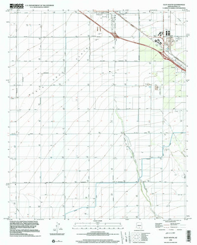 United States Geological Survey Eloy South, AZ (1996, 24000-Scale) digital map