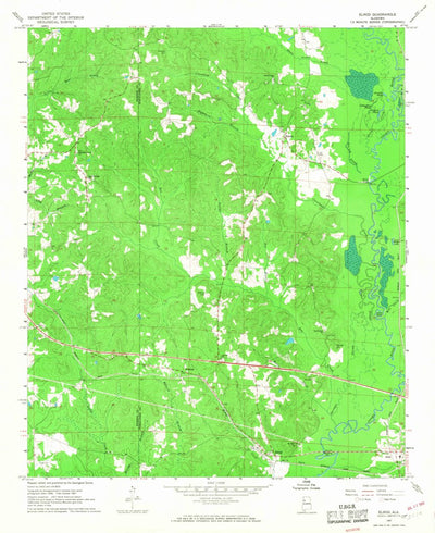 United States Geological Survey Elrod, AL (1967, 24000-Scale) digital map