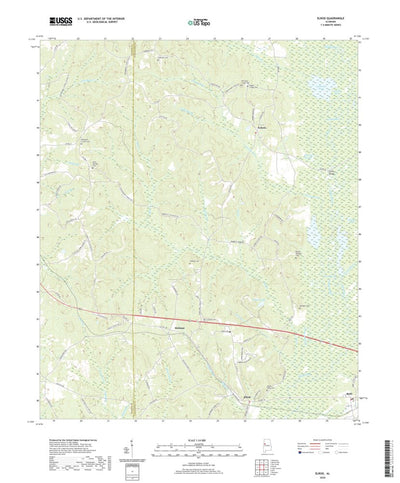 United States Geological Survey Elrod, AL (2020, 24000-Scale) digital map