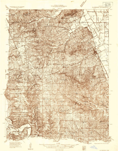 United States Geological Survey Elsberry, MO (1934, 48000-Scale) digital map