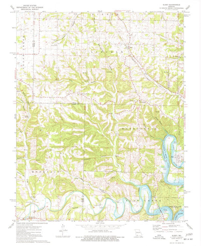 United States Geological Survey Elsey, MO (1974, 24000-Scale) digital map