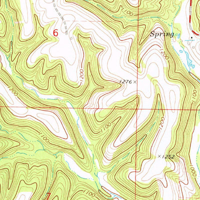 United States Geological Survey Elsey, MO (1974, 24000-Scale) digital map