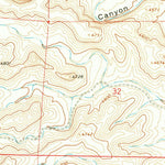 United States Geological Survey Elsie Canyon, NM (1967, 24000-Scale) digital map