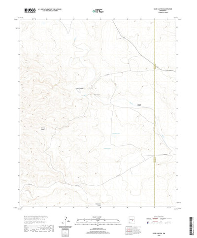 United States Geological Survey Elsie Canyon, NM (2020, 24000-Scale) digital map