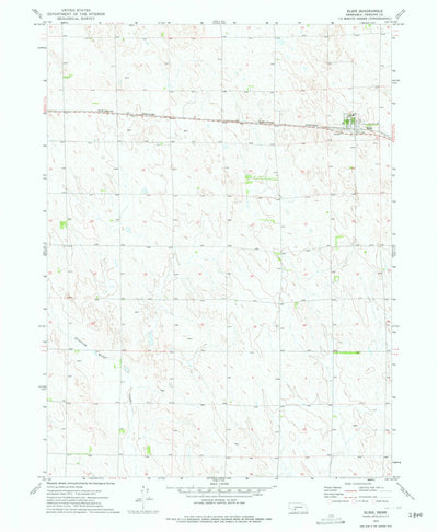 United States Geological Survey Elsie, NE (1973, 24000-Scale) digital map