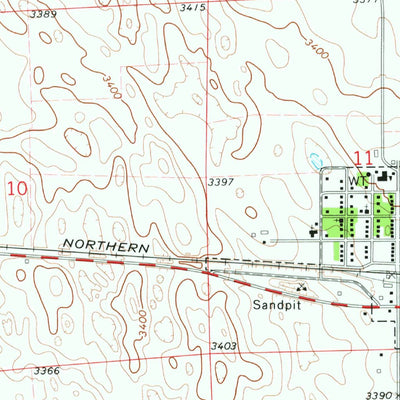 United States Geological Survey Elsie, NE (1973, 24000-Scale) digital map