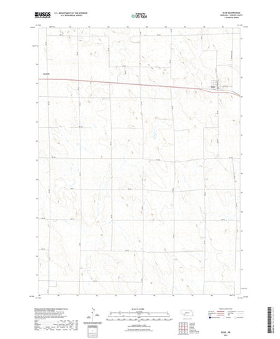 United States Geological Survey Elsie, NE (2021, 24000-Scale) digital map