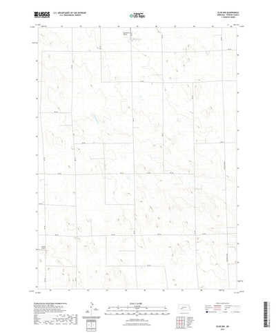 United States Geological Survey Elsie NW, NE (2021, 24000-Scale) digital map