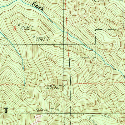 United States Geological Survey Elsie, OR (1984, 24000-Scale) digital map