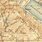 United States Geological Survey Elsinore, CA (1901, 125000-Scale) digital map