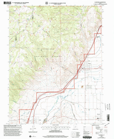 United States Geological Survey Elsinore, UT (2001, 24000-Scale) digital map