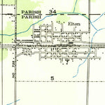 United States Geological Survey Elton, LA (1947, 31680-Scale) digital map