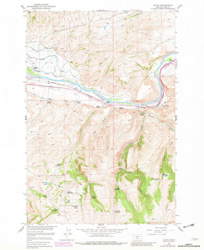 United States Geological Survey Elton, MT (1951, 24000-Scale) digital map