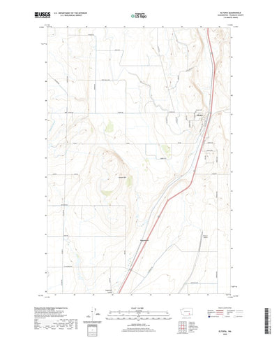 United States Geological Survey Eltopia, WA (2020, 24000-Scale) digital map