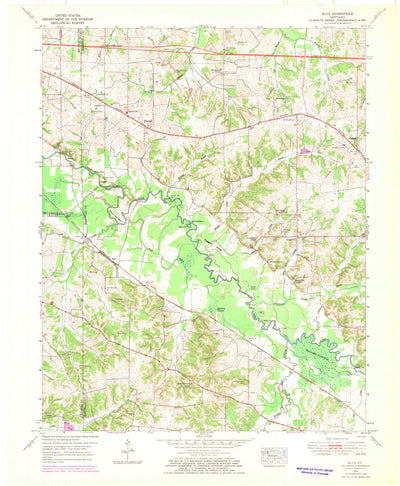 United States Geological Survey Elva, KY (1951, 24000-Scale) digital map