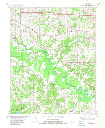 United States Geological Survey Elva, KY (1982, 24000-Scale) digital map