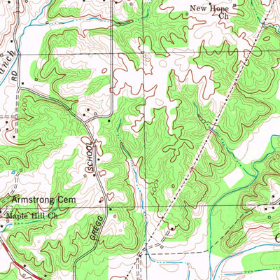 United States Geological Survey Elva, KY (1982, 24000-Scale) digital map